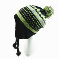 Nette Pom Pom Beanie Freie Jacquardwebstuhl Hut Beanie